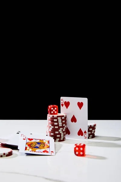 Card-draw lottery table with dealer and live feed